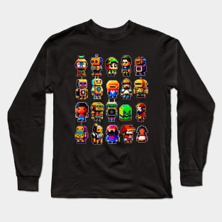 Creative Pixel Dolls Long Sleeve T-Shirt